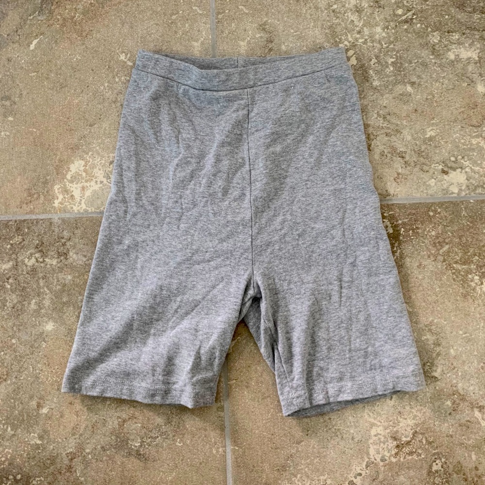 Heather Grey Missguided Biker Shorts